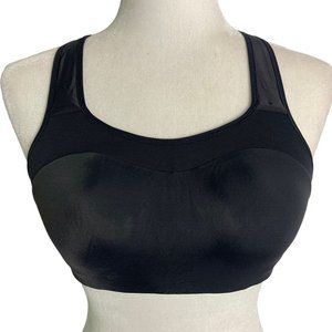 Nike Dri-Fit Sports Bra S Black Racerback Adjustable Straps Lightly Padded